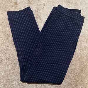Banana Republic Women's Navy Pinstripe Pants